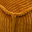 Cadence & Co. Wilde Ribbed Luxe Fleece Beanbag Lounge Cover Mustard Carousel 8