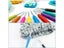 KRABALL Knit Crochet Hook Kit Knitting Needles Set With Bag Steel Large Eye Carousel 5