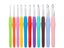 KRABALL Knit Crochet Hook Kit Knitting Needles Set With Bag Steel Large Eye Carousel 1