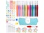IMZAY 76Pcs Crochet Hooks Set With Ergonomic Handle Knitting Needles Big Eye Carousel 1