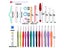 IMZAY 76Pcs Crochet Hooks Set With Ergonomic Handle Knitting Needles Big Eye Carousel 2