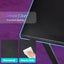 Corner Gaming Desk L Shaped Round Computer Desk Workstation With Screen Riser Carousel 6