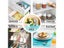 4pcs Refrigerator Pad Non-Slip Waterproof Can Be Cut Fridge Shelf Liner Mat Carousel 7