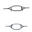 Trap Bar/Squat Bar Standard Size Black Carousel 1