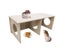 Durable Hamster House Solid Wood Funny Rest House Toy Carousel 6
