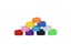 2000 Pcs Bird Clip Ring 8mm Plastic Parrot Pigeons 10 Colors Marking Ring Pet Carousel 6