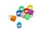 2000 Pcs No Number Bird Training Foot Ring Bayonet Identification Ring Opening Carousel 3