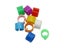 2000 Pcs No Number Bird Training Foot Ring Bayonet Identification Ring Opening Carousel 5