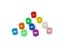 2000 Pcs No Number Bird Training Foot Ring Bayonet Identification Ring Opening Carousel 6