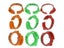 30pcs Chicken Foot Label Snap Ratchet Clip Plastic Poultry Leg Ring Buckle Carousel 4