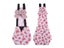 Pet Supplies Washable Nylon Duck Diaper For Chickens Geese Elastic Band Bowknot Carousel 3