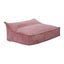 Cadence & Co. Wilde Ribbed Luxe Fleece Double Sofa Bean Bag Lounge Cover Blush Carousel 6