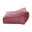 Cadence & Co. Wilde Ribbed Luxe Fleece Double Sofa Bean Bag Lounge Cover Blush Carousel 8