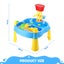 Outdoor Sand and Water Table Play Set Beach Sandpit Toy Carousel 10