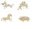 3D Plywood Animal - Cat Carousel 2