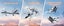 3CH RC Airplane,RC Plane with Night Light,2.4GHz F-22 Remote Control Airplane wi Carousel 5