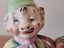 Vintage Japanese Novelty Ceramic ''Smoker'' Ashtray Dutch Man with Pipe Carousel 14
