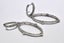 $1,899 10ct White Gold Diamond Drop Hoop Earrings TCW 0.34cts!! - 167659 Carousel 3