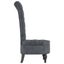 High Back Chair Dark Grey Velvet Button Design Tpxalp Carousel 4