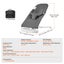 Baby Bouncer Folding Bouncer Seat Chair for Babies with 2 Reclining Angles Carousel 6
