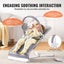 New Baby Bouncer Folding Bouncer Seat Chair for Babies 0-9 Months with Toy Bar Carousel 5