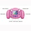 Kc501 3 Million Pixels 2.0 Inch Hd Screen Digital Children Camera Pink Carousel 7