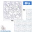 Brand New 8Pcs White Wall Hanging Net curtains Room Divider Panel *Clearance* Carousel 3