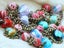 Post-Modern Venetian Art Glass Statement Necklace xtra Long tassel heart lariat Carousel 3