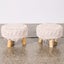 *** Pair of Crocheted Covered Footstools *** Carousel 2