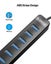 Ultra Slim ORICO® 7 Port USB 3.0 HUB with Type C Power Port, TWU3-7A BLACK Carousel 5