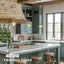 Pendant Light with Green Tulip Glass Lmapshade Carousel 5