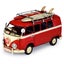 Boyle 20cm Volkswagen Kombi Van Handmade Ornament Red Vintage Home Room Decor Carousel 1