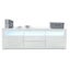 TV Stand Wooden RGB LED Cabinet White Carousel 7