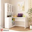 Computer Desk and Bookcase 3in1 Study Writing Laptop Table Shelving Office Books Carousel 3