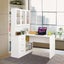 Computer Desk and Bookcase 3in1 Study Writing Laptop Table Shelving Office Books Carousel 7