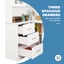 Computer Desk and Bookcase 3in1 Study Writing Laptop Table Shelving Office Books Carousel 13
