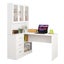 Computer Desk and Bookcase 3in1 Study Writing Laptop Table Shelving Office Books Carousel 14