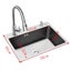 Stainless Steel Sink Single Bowl Kitchen Sink 500 * 400mm (Faucet Not Included) Carousel 2