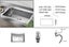 Stainless Steel Sink Single Bowl Kitchen Sink 500 * 400mm (Faucet Not Included) Carousel 3