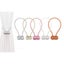 Hod Health & Home Curtains 1 Or 2 Pairs Of Clips Magnetic Ball Holdbacks Tieback Carousel 2