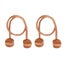 Hod Health & Home Curtains 1 Or 2 Pairs Of Clips Magnetic Ball Holdbacks Tieback Carousel 1