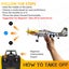 New P-51 Mustang Brushless RC Warbird 500mm Wingspan RTF With 2 Batteries Carousel 10