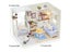 Kitten Mini Doll House Mini Model Building Kit Assembled House Home Kit Carousel 4