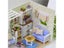 Kitten Mini Doll House Mini Model Building Kit Assembled House Home Kit Carousel 7