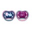 Avent: Ultra Air Pacifier - 2 Pack (18+ Months) - Pink Carousel 1