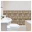 \NEW 3D Boho Style Brick Tile PVC Wall Sticker Waterproof Self-Adhesive Decor Carousel 4