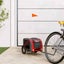 New Pet Bike Trailer Bicycle Dog Stroller Red and Grey Oxford Fabric and Iron Carousel 1