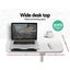 Artiss Laptop Table Desk Adjustable Stand - White Carousel 6