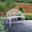 Garden Bench - White Carousel 6