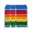 12 Bins Kids Toy Storage Organiser Box Bookshelf Rack Children Furniture Carousel 7